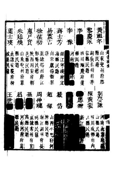 《国朝历科题名碑录初集十九.李周望辑》131185》