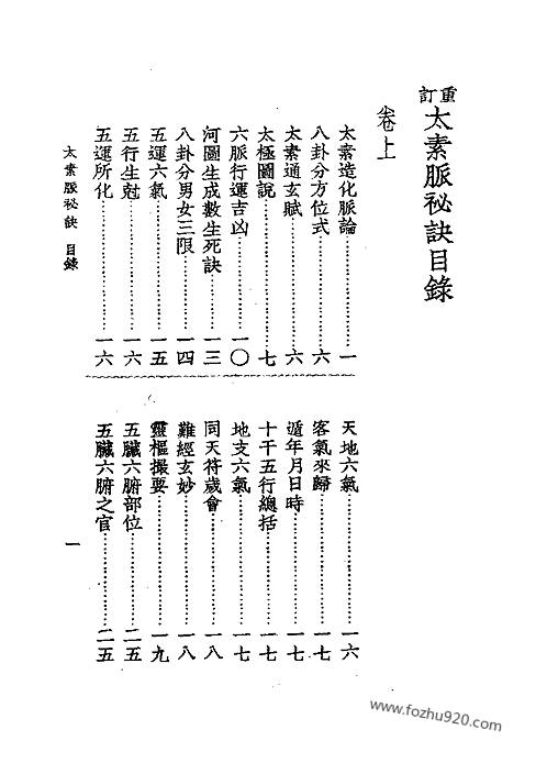 太素脉秘诀_脉诊-望诊