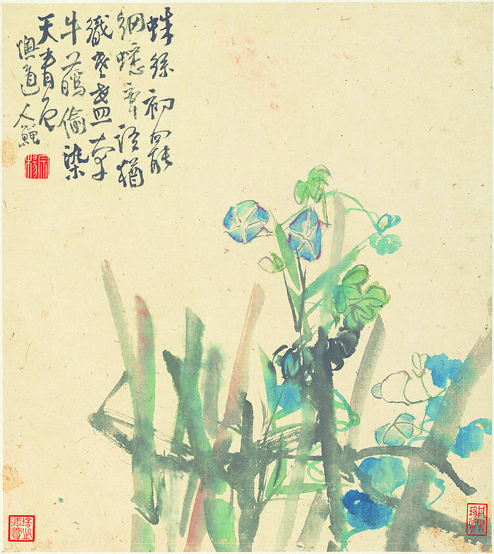 清 李鱓 花卉十二开 8 (3906x4385px 300)