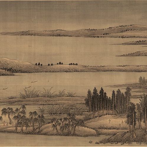 清 王翚 夏景山口待渡图 绢本 2 (19134x5904px 300)