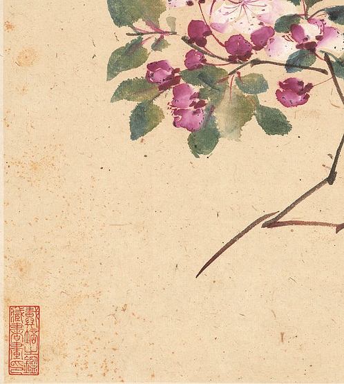 清 李鱓 花卉十二开 11 (3906x4362px 300)