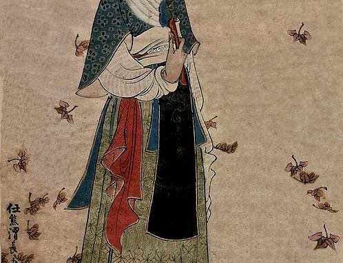 清 任熊 湘夫人图 上海博物 (5927x18217px 300)