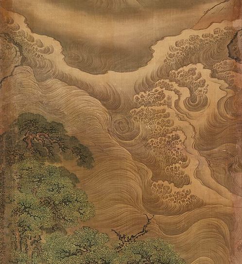 清-袁耀-蓬莱仙境图屏 绢本设色 1 (8510x37232px 386)