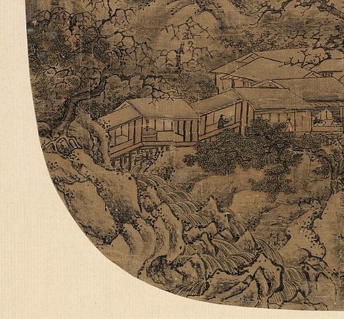 明 佚名 雪景山水图页绢本 (8283x7686px 350)