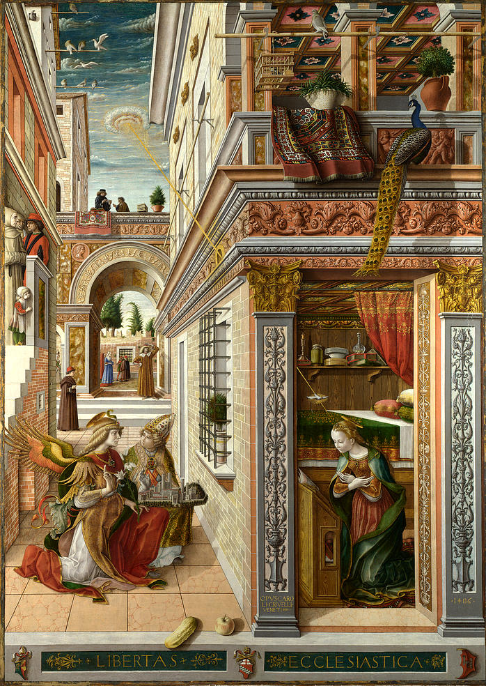 英国伦敦大英国家博物馆 0359 carlo crivelli the annunciation with saint emidius (2996x4226px 300)