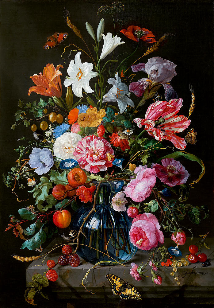 荷兰名画 花卉图片
