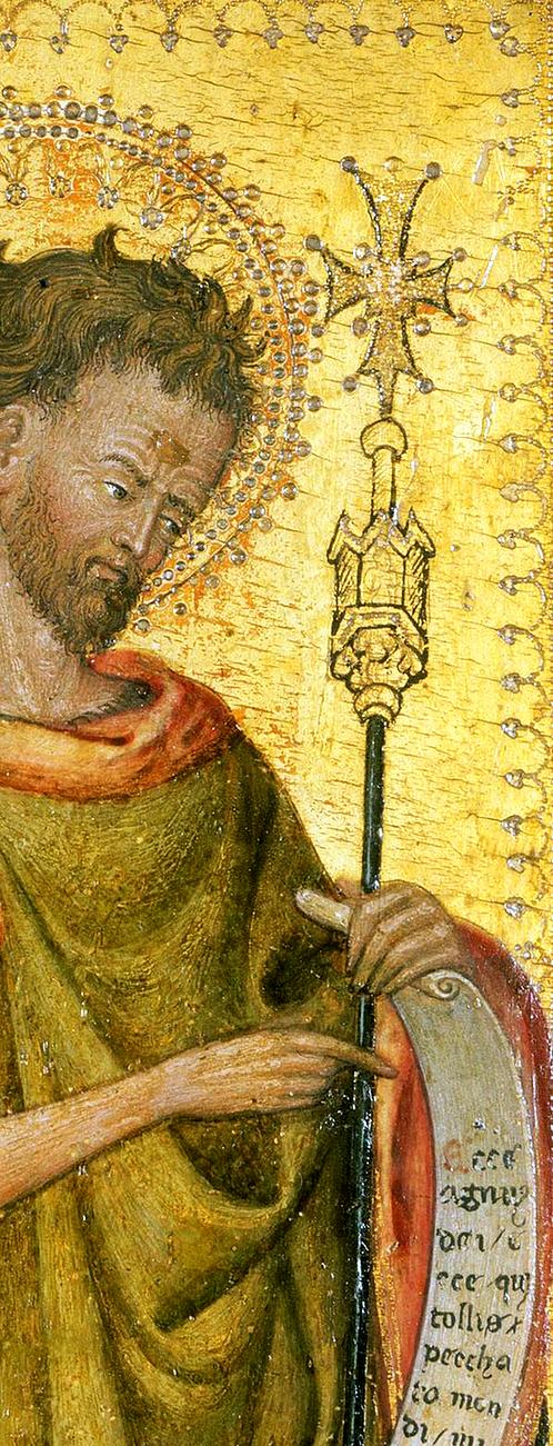 美国费城美术馆 0039 antonio orsini master of the carminati coronation italian active ferrara documented 1432-1491 saint john the baptist (1064x2780px 72)