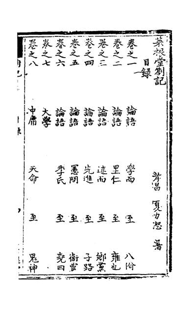 菜根堂札记一夏力恕撰136821