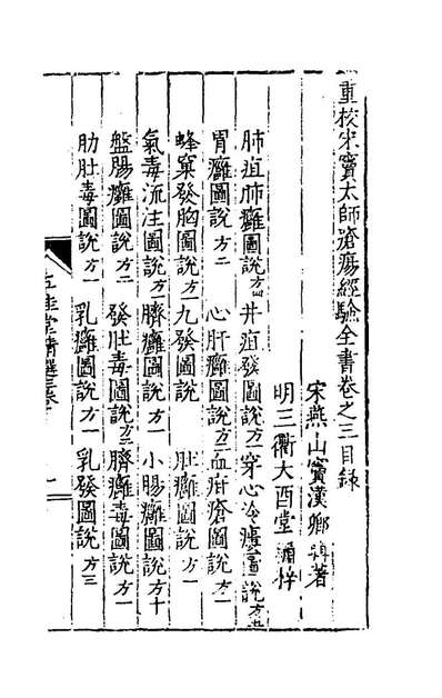 重校宋窦太师疮疡经验全书三窦默撰177450