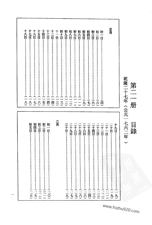 乾隆帝起居注第21册乾隆二十七年明清皇帝起居注