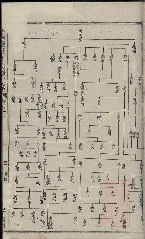 傅氏家谱 字辈图片