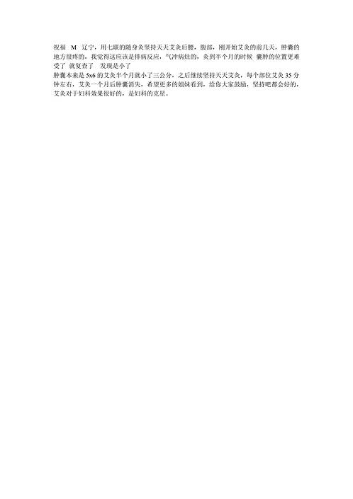 祝福M辽宁肿囊艾灸消失MicrosoftWord文档.pdf